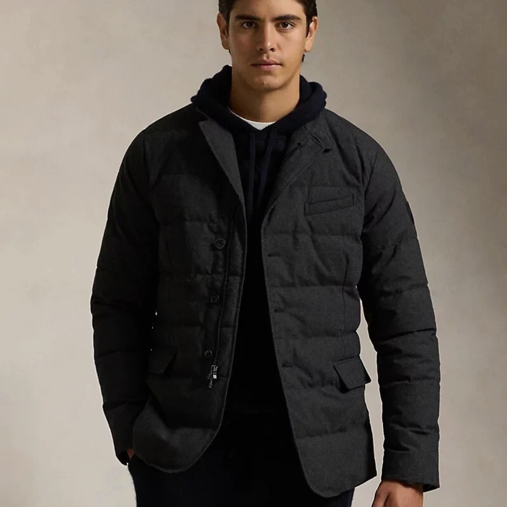 Ralph Lauren Charcoal Puffer Jacket